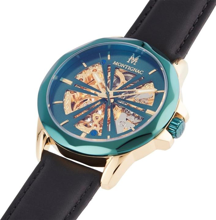 Actual product image Montignac Automatic Watch Round (Skeleton watch, 42 mm)
