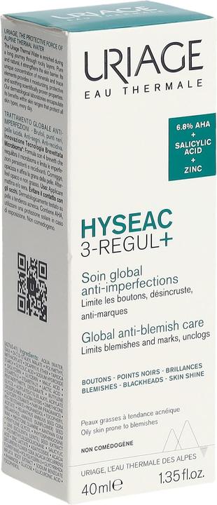 Image du produit Uriage Hyséac 3-Regul+ soin global (Crème pour le corps, 40 ml)