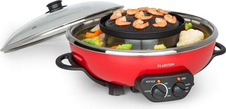 Klarstein Hot Pot und Grillplatte