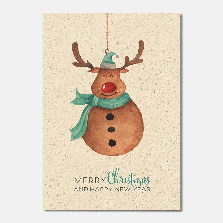 Produktbild Merry Christmas and Happy New Year (1 Stk.)