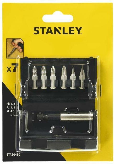 Actual product image Stanley STA60480-XJ Screwdriver Shaft (e) (PZ1/2/3, PH1/2, flat 4.5/6.5)