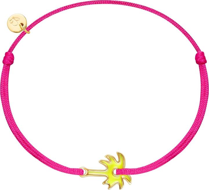 Immagine prodotto Glanzstücke München Bracciale in tessuto con palma - 36492 (22 cm, Argento)