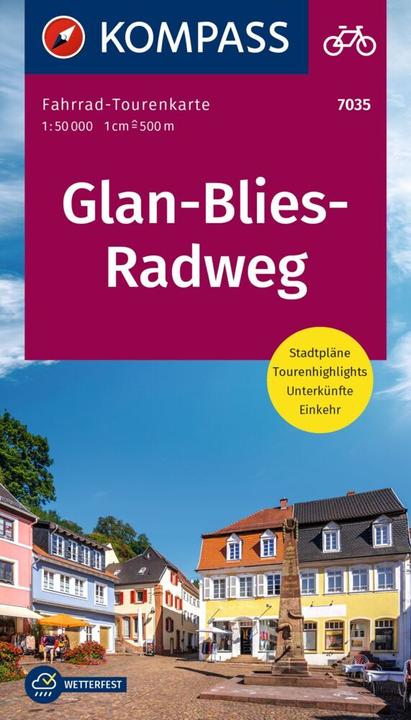 Produktbild KOMPASS Fahrrad-Tourenkarte, Glan-Blies