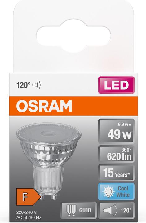 Immagine prodotto Osram Stella Par 16 (GU10, 6.90 W, 620 lm, 1 x, F)