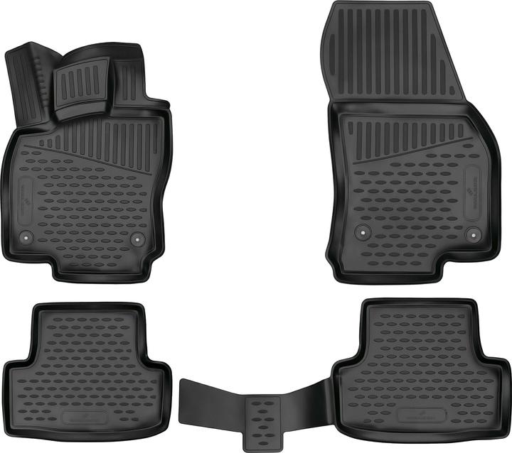 Walser Rubber mats XTR for Skoda Karoq 2017-today (2 front mats + 2 rear mats)