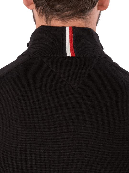 Produktbild Tommy Hilfiger Pima CTN Cashmere Pullover Zip Mock Black (XXL)
