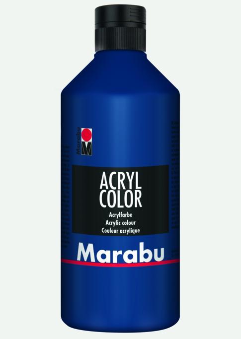 Productafbeelding Marabu Acryl Kleur (Donkerblauw, 500 ml)