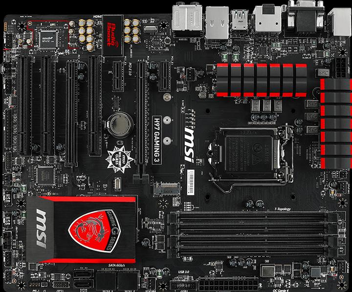 Actual product image MSI H97 Gaming 3 (LGA 1150, Intel H97, ATX)