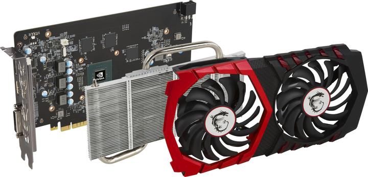 Produktbild MSI GeForce GTX 1050 Ti GAMING 4G (4 GB)