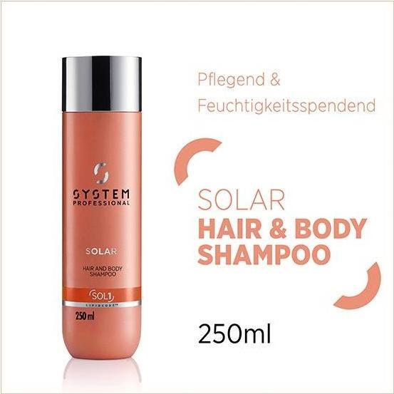 Immagine prodotto System Professional Solare - Shampoo per capelli e corpo (250 ml, Shampoo liquido)