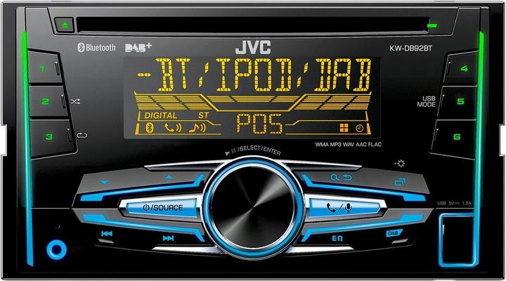 JVC KW-DB92BT incl. DAB antenna