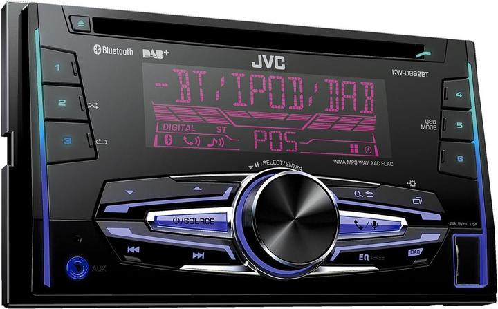 Actual product image JVC KW-DB92BT incl. DAB antenna