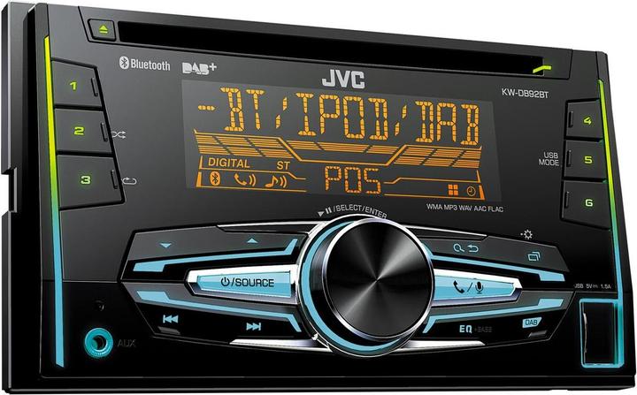 Actual product image JVC KW-DB92BT incl. DAB antenna