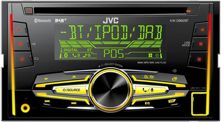 Actual product image JVC KW-DB92BT incl. DAB antenna