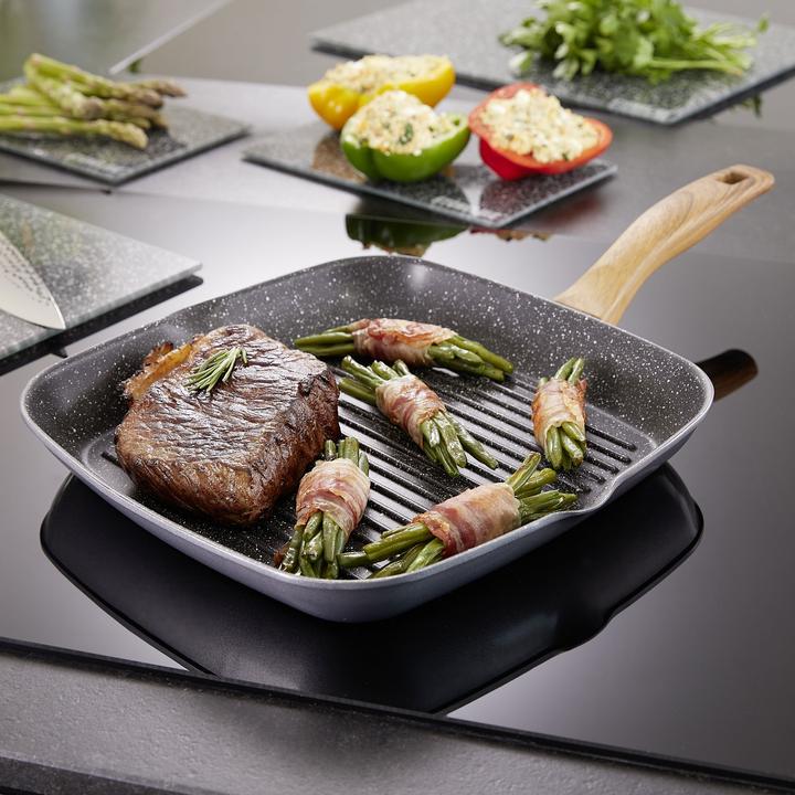 Actual product image Stoneline back to nature (28 cm, Grill pan, Aluminium)