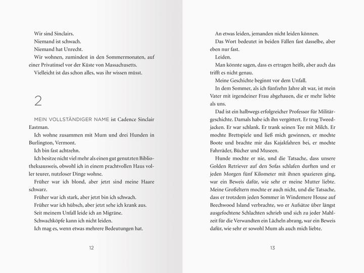 Actual product image Ravensburger We Were Liars. Solange wir lügen. Lügner-Reihe 1 (German, E. Lockhart, Alexandra Rak, 2022)