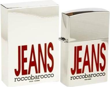 Actual product image Roccobarocco Jeans Man Eau de Toilette for Men Citrus Musk Fragrance Bottle 30ml (Eau de toilette, 30 ml)