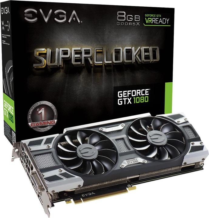 Actual product image EVGA GeForce GTX 1080 SC Gaming ACX 3.0 (8 GB)