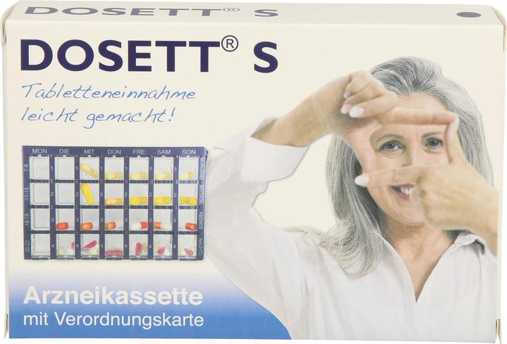 Produktbild Dosett S Arzneikassette mit Verordnungskarte blau, 1 St. Dosette