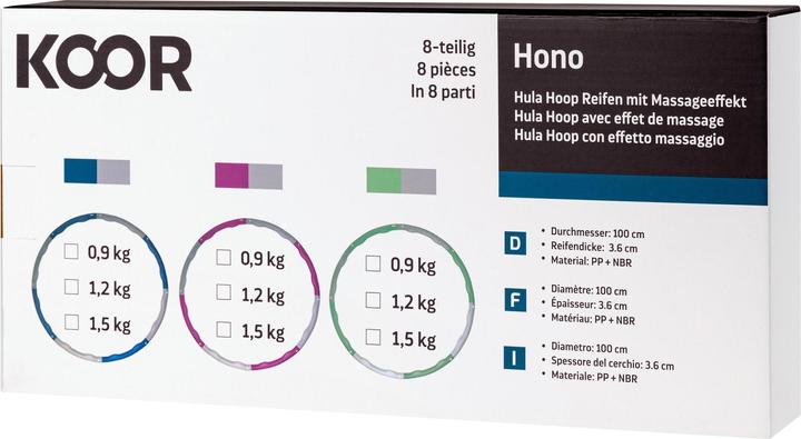 Produktbild Koor Hula Hoop Reifen 1.5 KG (100 cm, 1500 g)