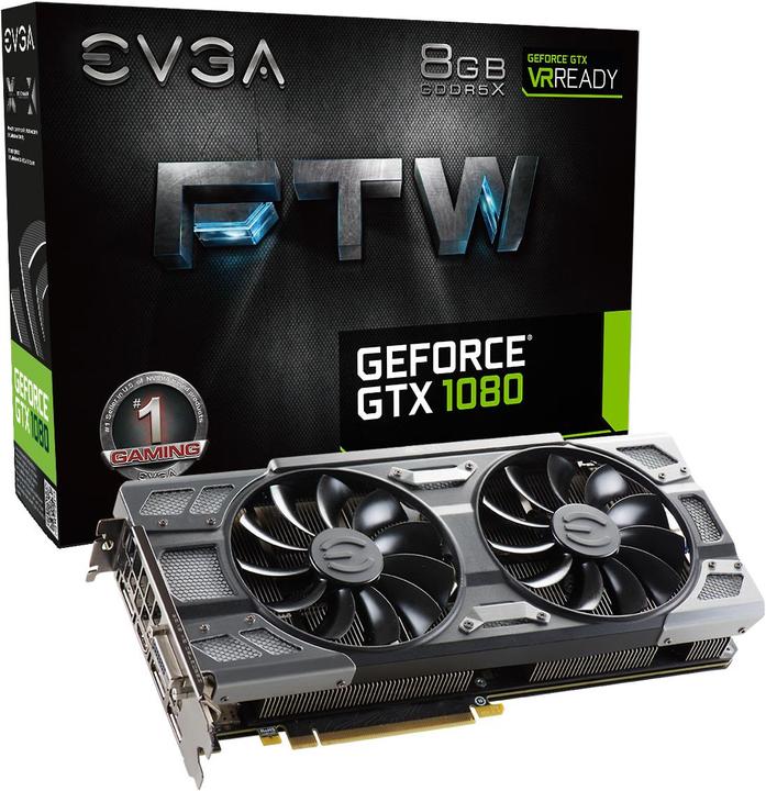 Image du produit EVGA GeForce GTX 1080 FTW Gaming ACX 3.0 (8 Go)