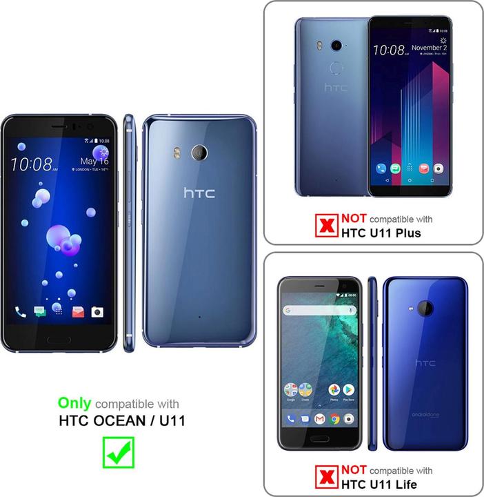 Image du produit Cadorabo Book Couverture magnétique invisible (HTC U11)