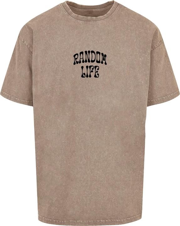 Actual product image Merchcode Random Life Acid Washed Heavy Oversized Tee - 112665 (XXL)