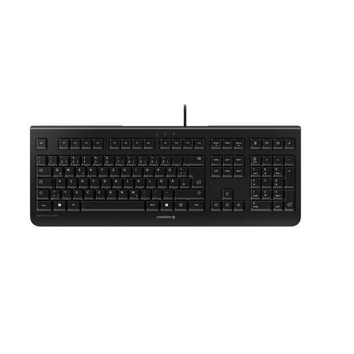 CHERRY KC 1000 - Clavier - États-Unis - noir (US, Filaire)