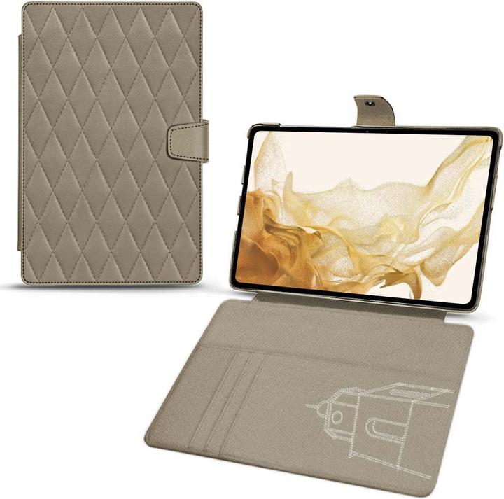 Actual product image Noreve Leather wallet with horizontal flap (Galaxy Tab S8)