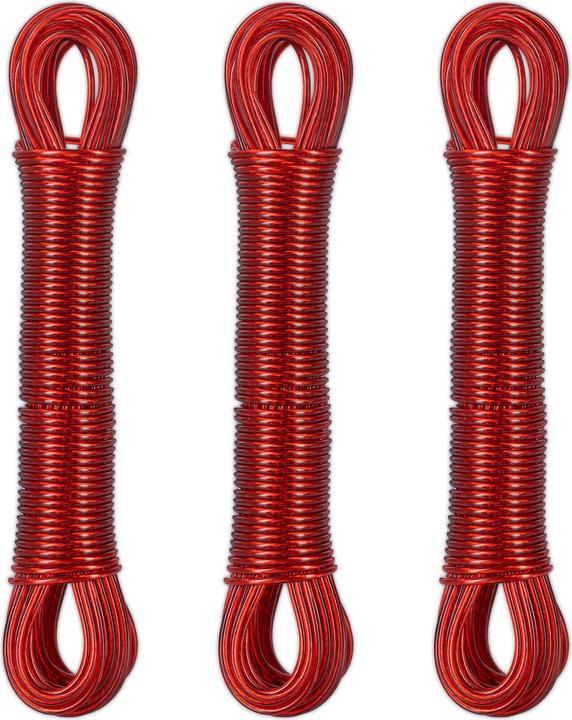 Actual product image Relaxdays 3x clothesline (20 m)