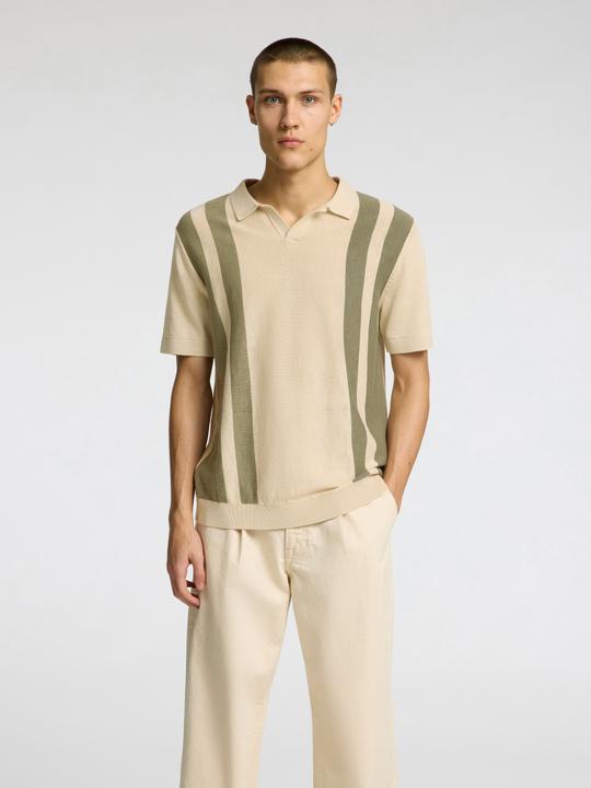 Produktbild Selected Homme Kurzarm Polohemd aus Strick (L)