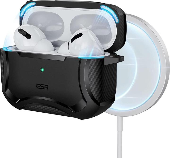 Immagine prodotto ESR Cyber Armor Halolock Magsafe Apple Airpods Pro 1 / 2 Nero (Borsa per cuffie)
