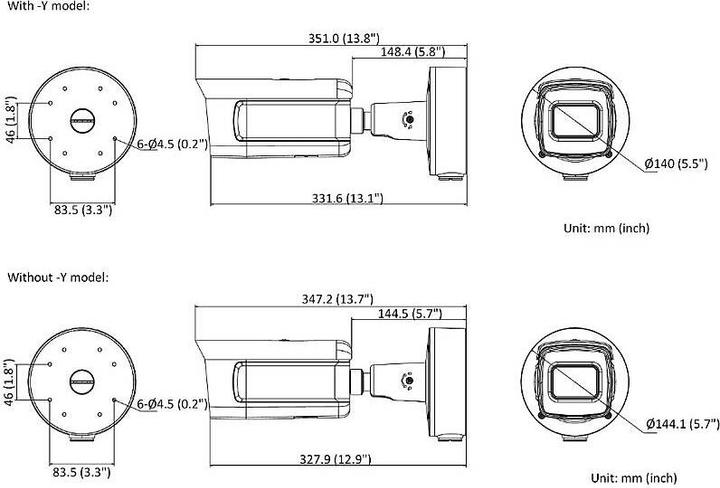 Actual product image Hikvision iDS-2CD7A46G0/P-IZHSY(2.8-12mm (2688 x 1520 pixels)