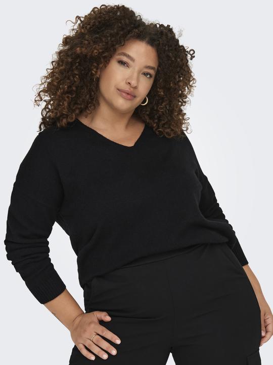 Produktbild Only Curvy V-Ausschnitt Strickpullover (M)