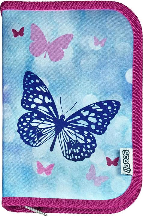 Produktbild Scooli Etui gefüllt Schmetterling