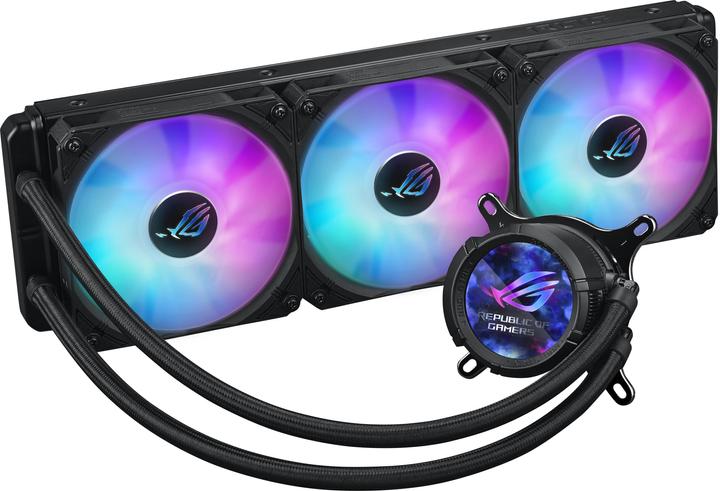 Actual product image ASUS ROG STRIX LC III 360 ARGB LCD (schwarz)
