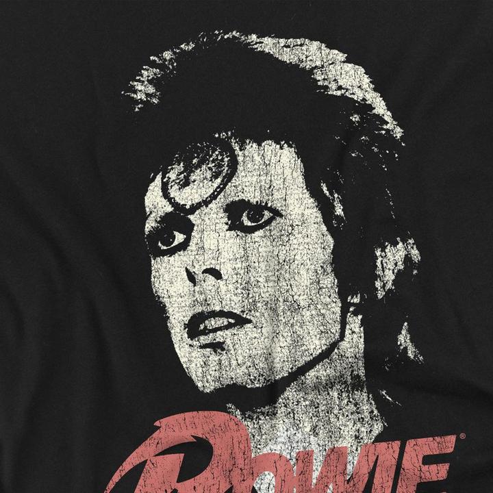 Immagine prodotto David Bowie Maglietta Effetto invecchiato Uomo (4XL)