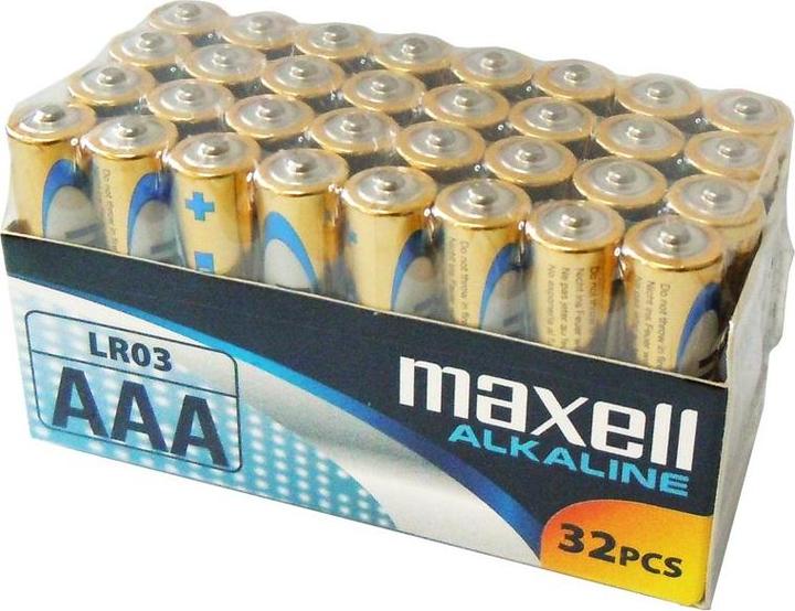 Actual product image Maxell AAA battery (32 pcs., AAA)