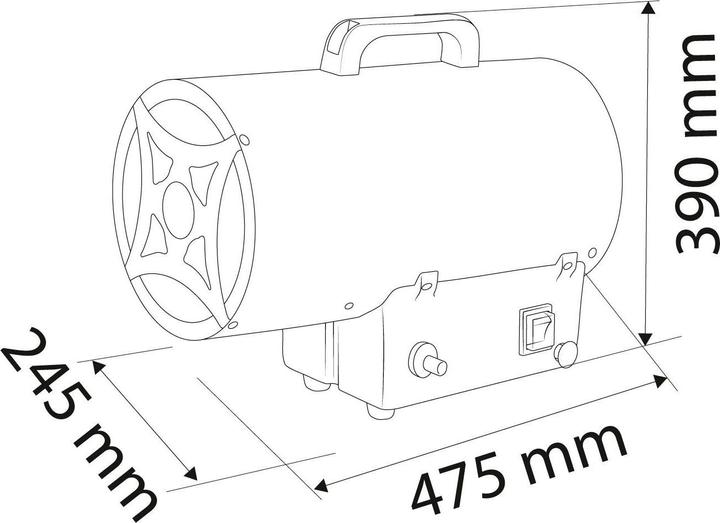 Produktbild Neo Tools Gasheizung (1500 W)