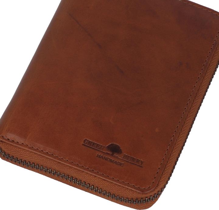 Actual product image Greenburry Newport Geldbörse RFID Schutz Leder 10 cm