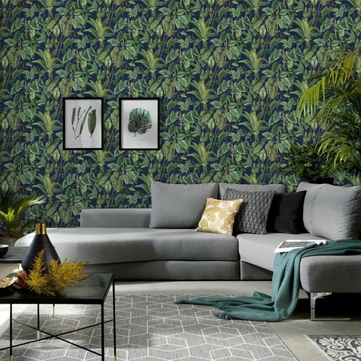 Produktbild Erismann Strukturtapete Paradisio Tropische Blätter (53 x 1000 cm)