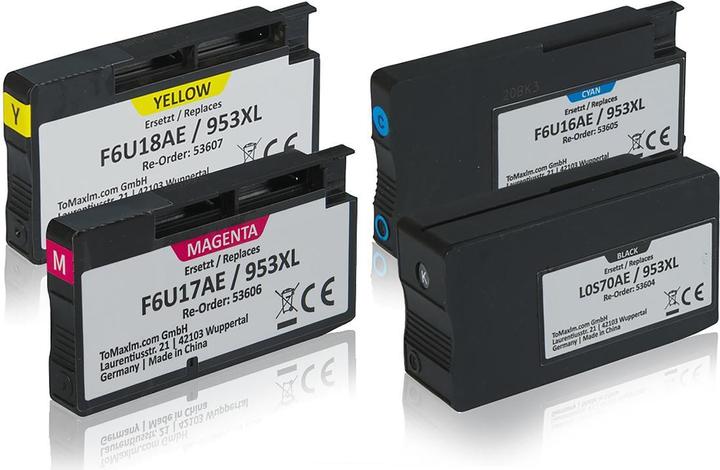 Actual product image Inkadoo Compatible with HP 3HZ52AE / 953XL ink cartridge, multipack