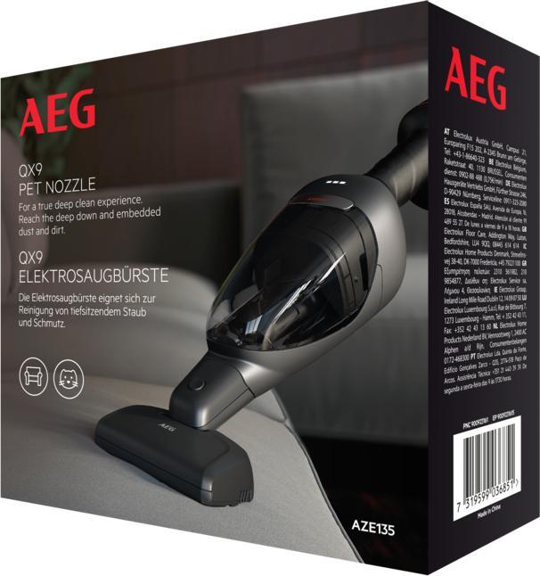 Produktbild AEG AZE135 Elektrosaugbürste (Zubehör, Düse für Handteil des QX9, Tiefenreinigung von Polstern