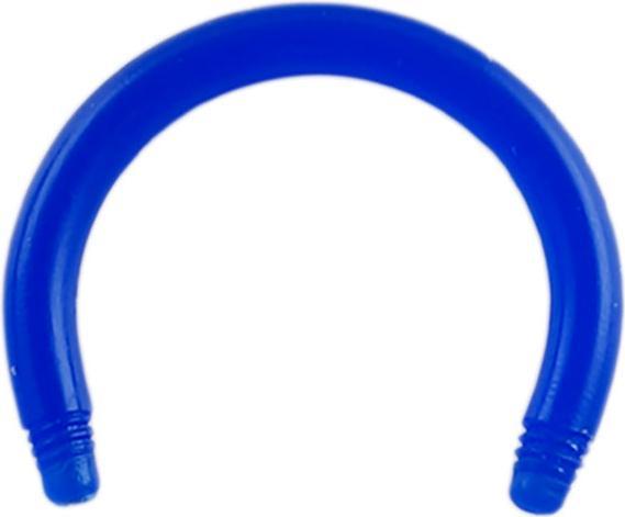 Image du produit Star Piercing Barre Micro Circular Barbell bleu foncé (Acrylique, sans laiton)