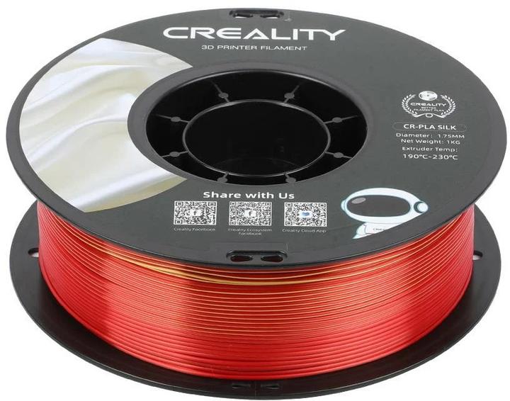 Immagine prodotto Creality Filamento PLA, Silk Gold, 1,75 mm, 1 kg (PLA, 1.75 mm, 1000 g, Rosso)