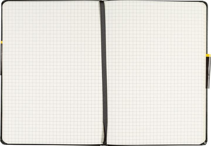 Actual product image Idena Notebook A5 squared black FSC-Mix (A5, Checked, Hardcover)
