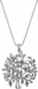 Hot Diamonds Luxury silver necklace with Jasmine DP700 tree
