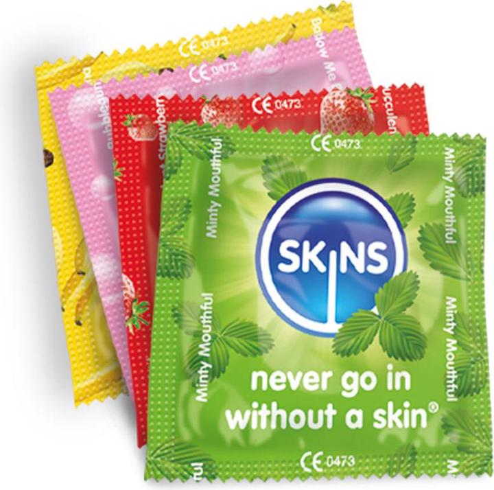 Actual product image Skins Condom Flavours 12 Pack (12 pcs.)