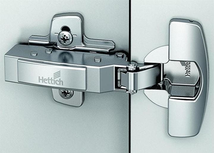 Actual product image Hettich Thick-door hinges Sensys 8631i, corner, centre and recessed