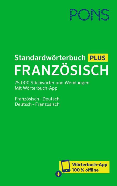 Produktbild Standardwörterbuch Plus Französisch (Deutsch, Französisch, PONS, 2019)